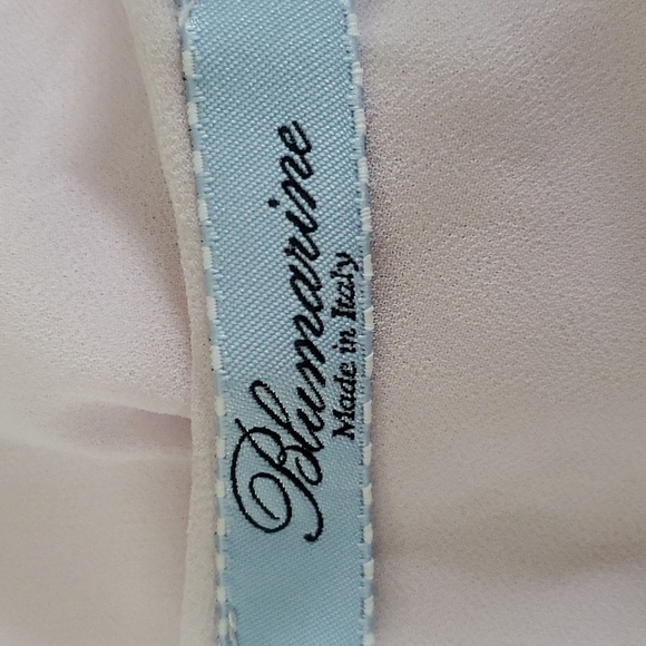 Blumarine Made in Italy Women’s Pink Layered Blouse top Size S - Picture 8 of 10